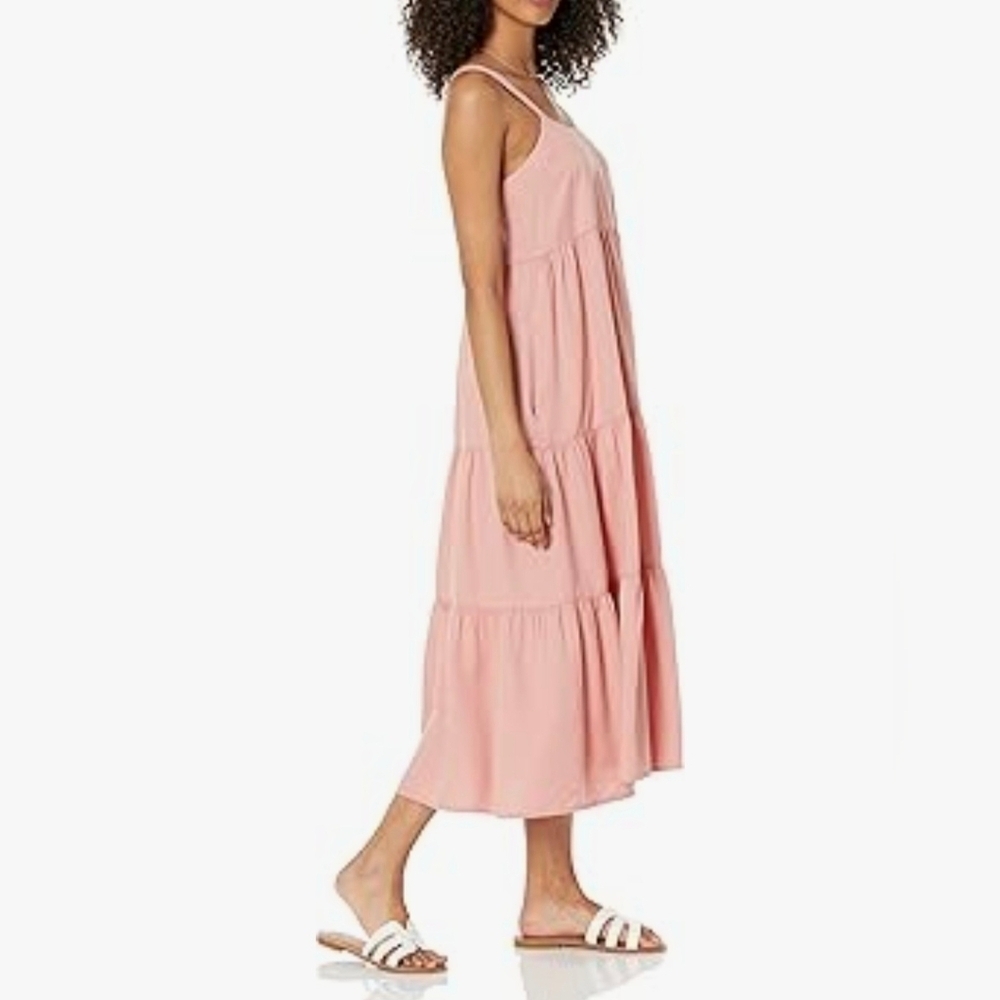 The Drop Women's Britt Tiered Midi Tent Dress #796, 1025 - Picture 8 of 11